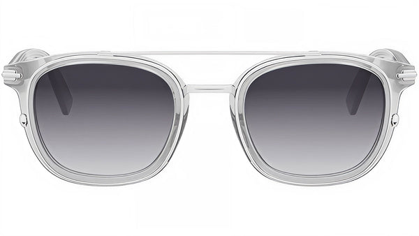 DiorBlackSuit 14I Shiny Grey Squared Sunglasses