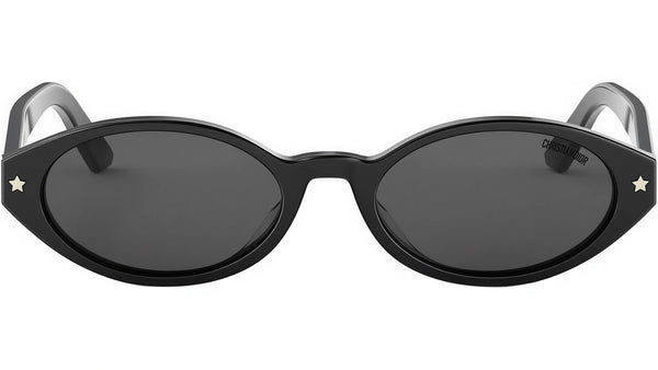DiorPacific R1I Black Oval Sunglasses
