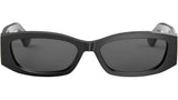 DiorGraphique S1I Black Rectangular Sunglasses