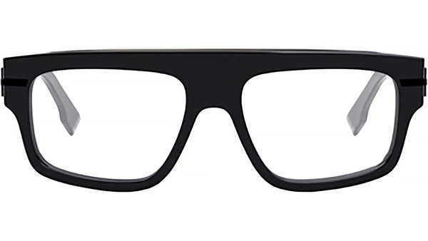 Fendigraphy Black Rectangular Eyeglasses