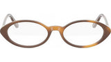 Mini CD O R8I Havana Oval Eyeglasses