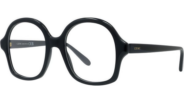 Slim Black Geometric Eyeglasses