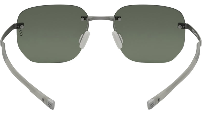 Flex Silver Geometric Sunglasses