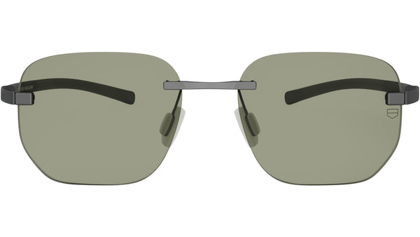 Flex Black Geometric Sunglasses