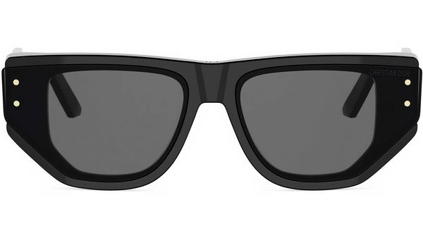 DiorSignature 15I Shiny Black Geometric Sunglasses