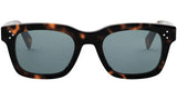 CELINE 3 Dots Tortoise Square Sunglasses