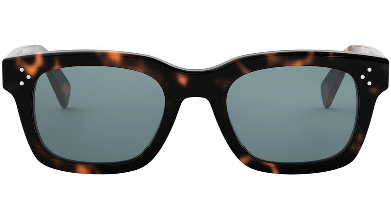 CELINE 3 Dots Tortoise Square Sunglasses