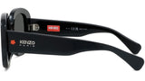 1970 Black Oval Sunglasses