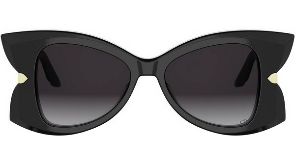 DiorButterfly S1I Black Butterfly Sunglasses