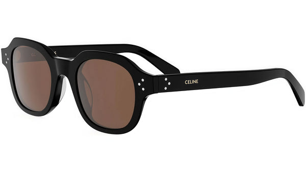 CELINE 3 Dots HD Black Square Sunglasses