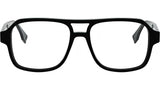 FF Squared Black Pilot Eyeglasses