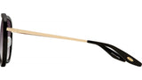 Fossett Black Pilot Sunglasses