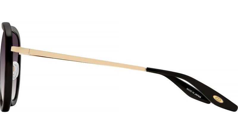 Fossett Black Pilot Sunglasses