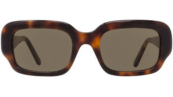 Slim Tortoise Rectangular Sunglasses