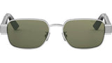 Christian Dior Label S2U Silver Rectangular Sunglasses