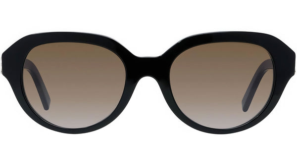 4G Black Round Sunglasses