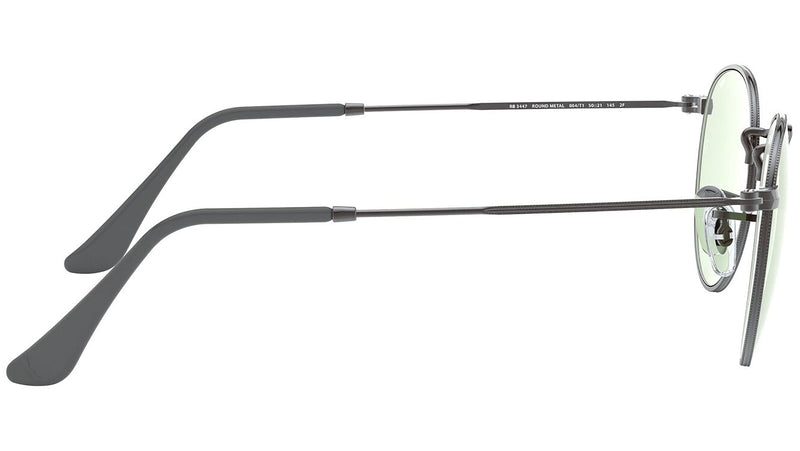 Round Solid Evolve RB3447 gunmetal green