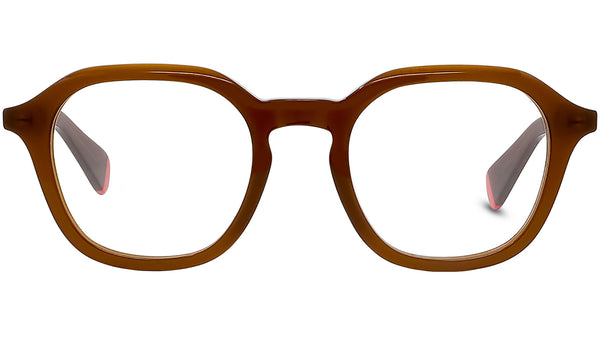 AKA Brown Geometric Eyeglasses