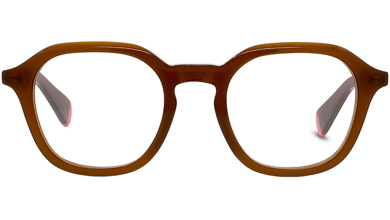 AKA Brown Geometric Eyeglasses