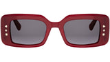 DiorLuckyCharms S1I Red Rectangular Sunglasses