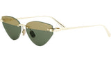 CDior B5U Light Gold Geometric Sunglasses