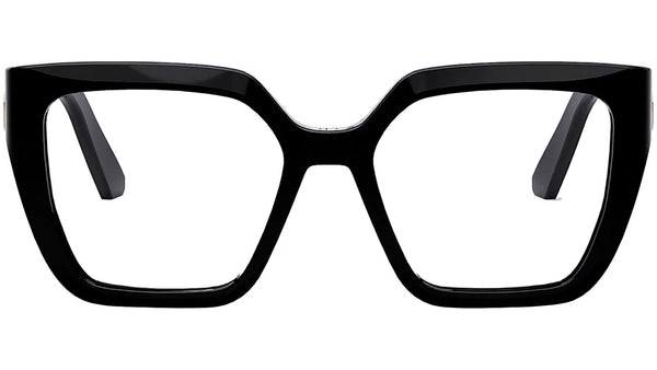 30MontaigneO S1I Black Squared Eyeglasses