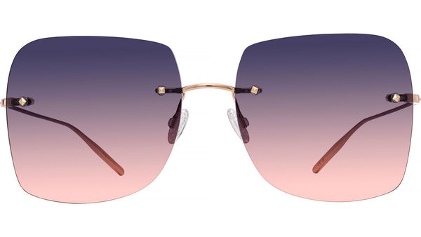 Sharona Gold Square Sunglasses