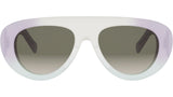 Triomphe Stamp Violet Pilot Sunglasses