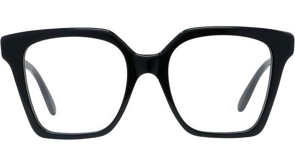Slim Black Square Eyeglasses