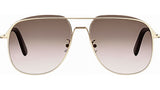 Petit CD A1U Gold Pilot Sunglasses