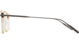 Eugene Brown Round Eyeglasses
