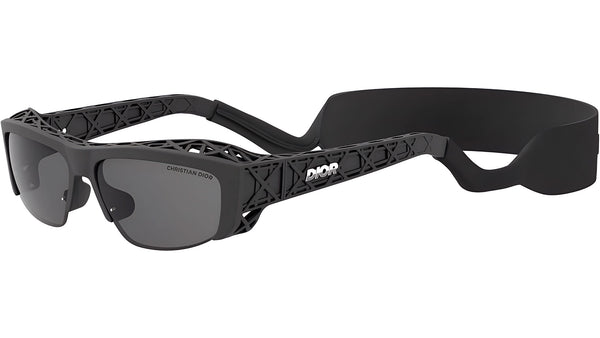 Dior3D S4U Matte Black Wrap Sunglasses