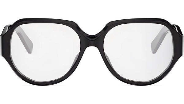 Triomphe Black Geometric Eyeglasses