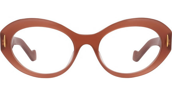 Anagram Brown Oval Eyeglasses