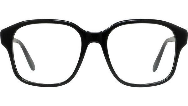 Slim Black Square Eyeglasses