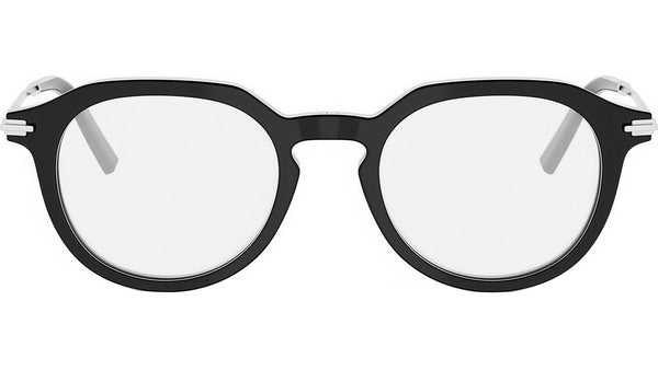 DiorBlackSuitO R10I Black Round Eyeglasses
