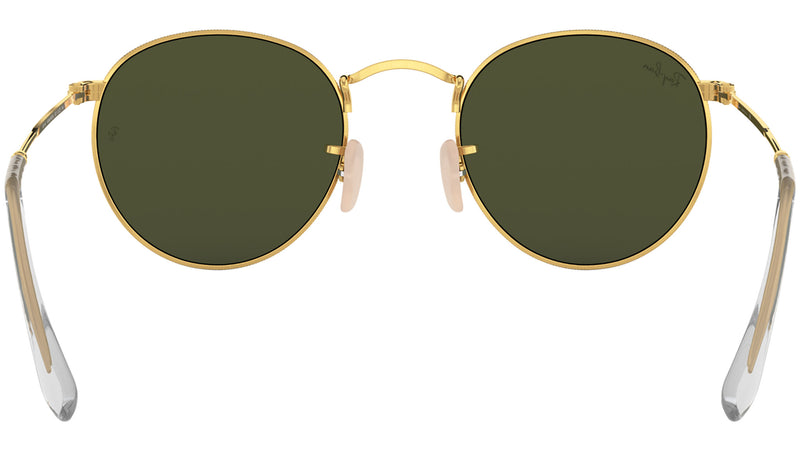 Round Metal RB3447 polished gold