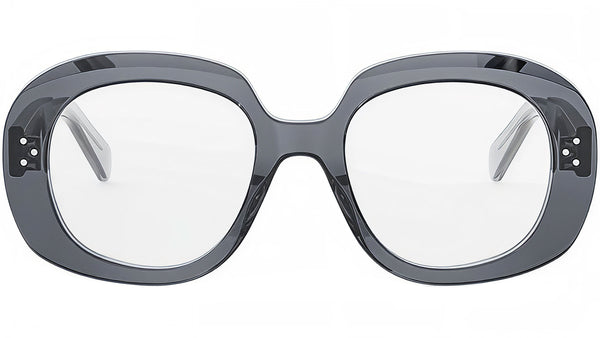 CELINE 3 Dots Grey Round Eyeglasses