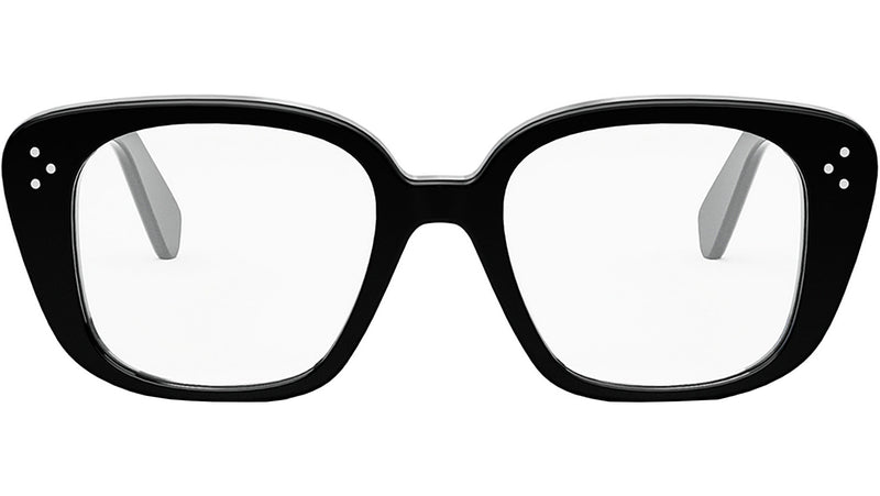 CELINE 3 Dots Black Butterfly Eyeglasses