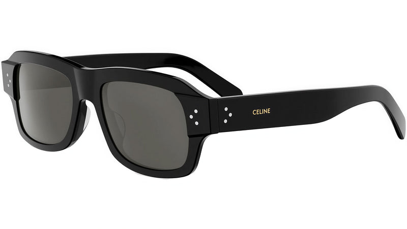 CELINE 3 Dots HD Black Rectangular Sunglasses